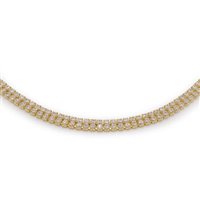 Collana Dilvdò Donna Chocker in Argento Zircone CLDVOB2F - CLDVOB2F